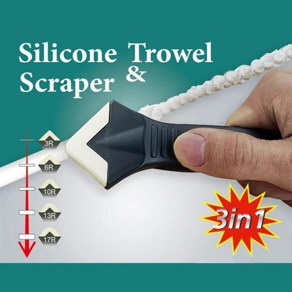 3 in 1 Silicone Caulking Tools (stainless steelhead)