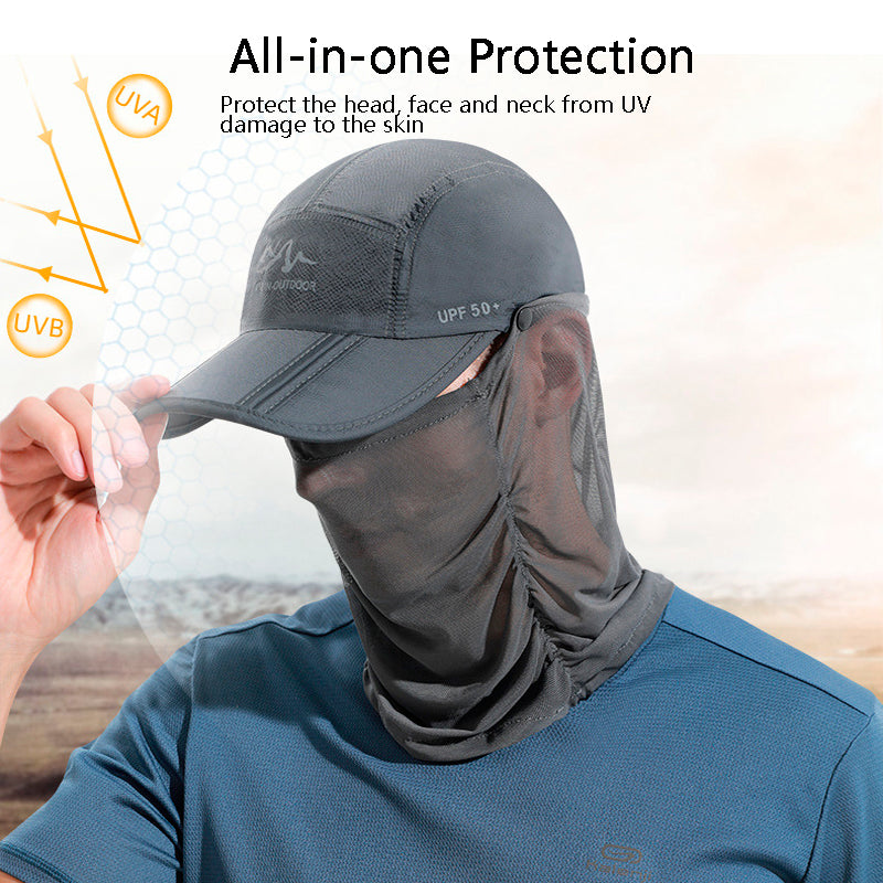 Outdoor Multi-functional Ice Silk Quick-drying Sun Hat